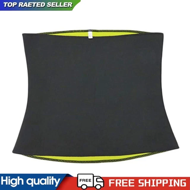 Gotoly Ceintures Sudation Waist Trainer pour Femme Taille Bande Corset Minceur Sport Wrap Ceinture Abdominale Amincissante Néoprène Ajustable Gaine Ventre Plat Sauna Soutien du Dos (XXL, Noir