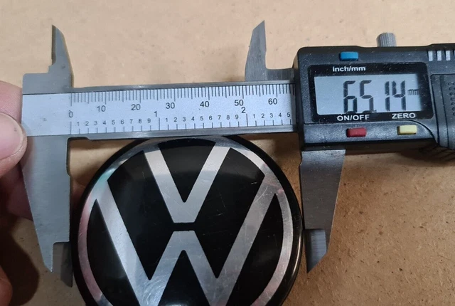 thumbnail interactive-video image 1 of Biomar Labs 66mm Wheel Center Hub Caps For VW - Gloss Black (Ref 5G0601171XQ1) 1 of 5