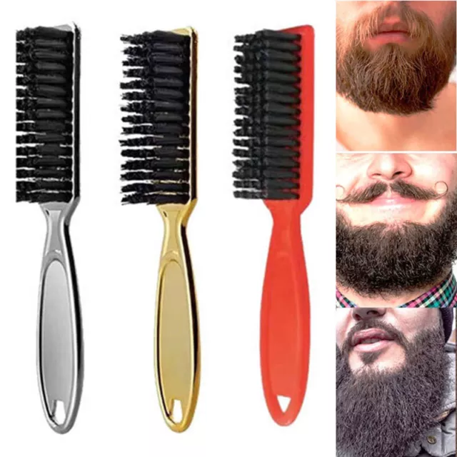 Barbe Brosse Ciseaux Nettoyage Barbier Outil Cheveux Enlever Peigne Coiffure  *