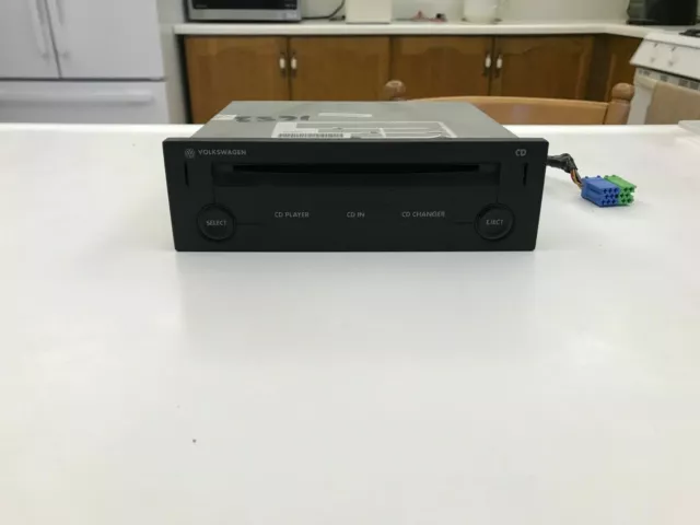 Volkswagen VW Golf Jetta Remote Single Disc CD Player Part 1J0035119A '99-09