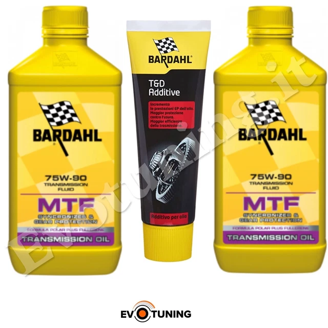 2 LITRES HUILE Transmission Bardhal Mtf 75W90 Différentiels + T&d ...