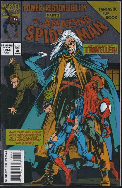 Marvel Comics AMAZING SPIDER-MAN #394 Foil Cover and Flip Book NM!