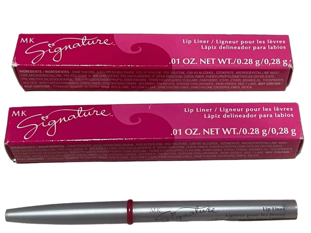 2 delineadores de labios Mary Kay Signature FRAMBUESA conjunto de DOS nuevos en caja