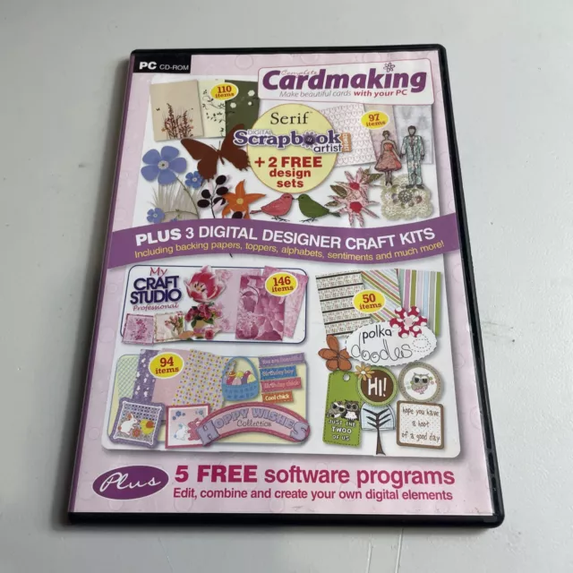 Complete Card making PC CD Rom Vgc Free Postage