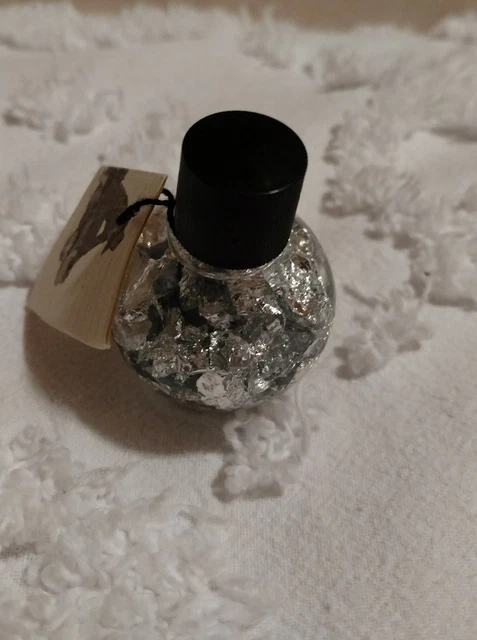 Vintage Silver Flakes in a Bottle-Made in Brazil w/Certificate​ of Authenticity
