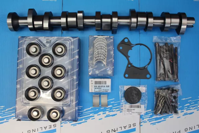 VW T5 Touareg 2,5TDI BNZ BPC BPD Nockenwelle KIT Hydros Lager Schrauben Dichtung