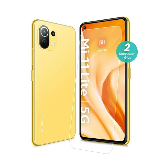 2x Xiaomi Mi 11 Lite 5G Panzerfolie Display Schutzglas Schutzfolie Echt 9H