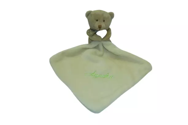 Doudou peluche ours mouchoir DC302 CN Doudou et Compagnie