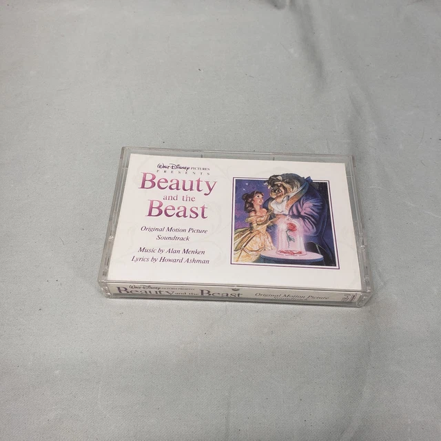 BEAUTY AND THE Beast Motion Picture Soundtrack Cassette Tape Walt