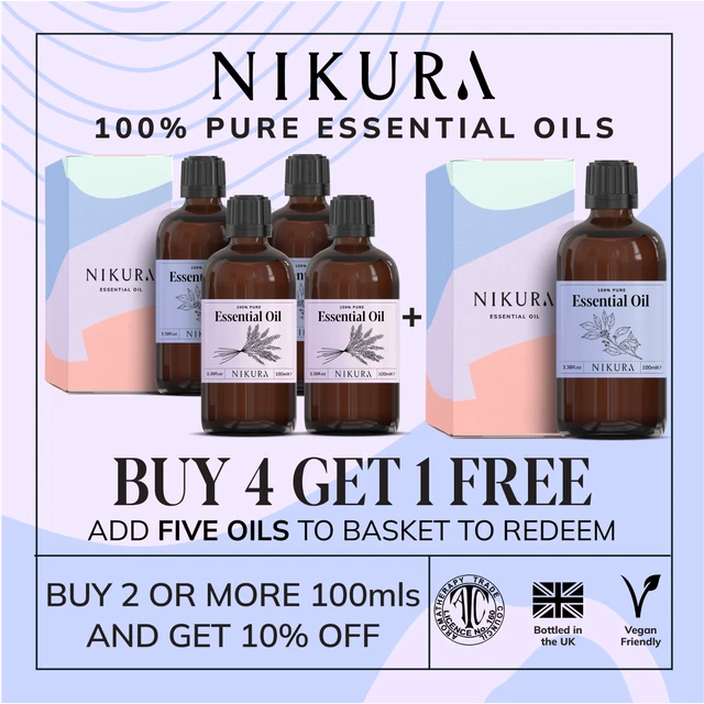 Nikura | 100ml Essential Oils 100% Pure & Natural (Aromatherapy) - Multi Listing