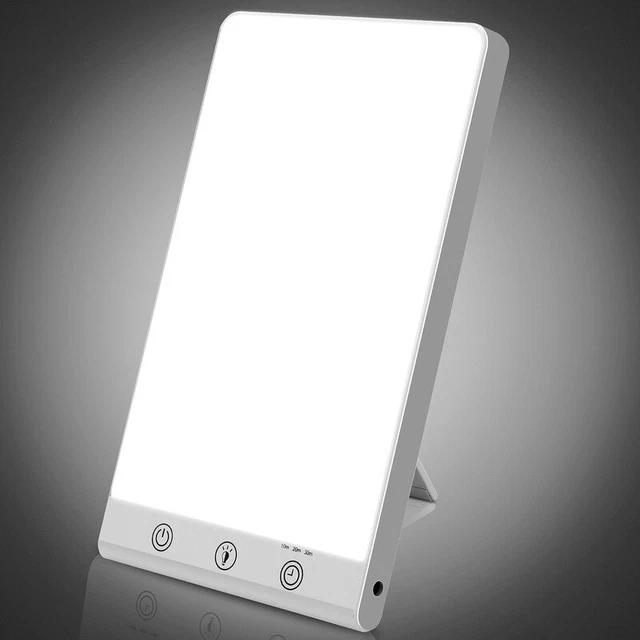 Lámpara de luz diurna 16W Regulable Lámpara LED Luz solar Terapia de luz 11000 LUX