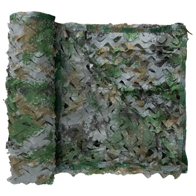 13-26Ft Military Camouflage Netting Hunting Camo Camping Army Net Woodland Leave