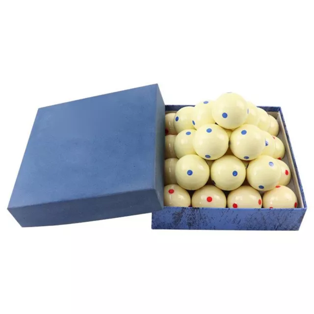 6 Pois Table Balle Bleu Rouge Standard 5.7cm Queue Balle Résine Pool-Billiard