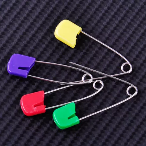 100pcs Craft Sewing Safety Pins Hold Locking   Dress Cloth Nappy Diaper