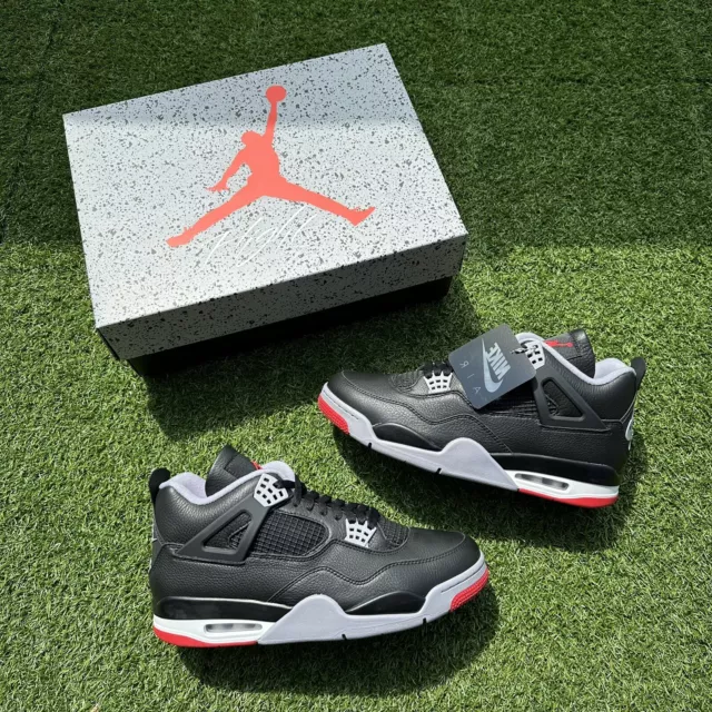 US8-13 Nike Air Jordan 4 Bred Reimagined 2024 | $70 OFF | Pre-Order | BRAND NEW