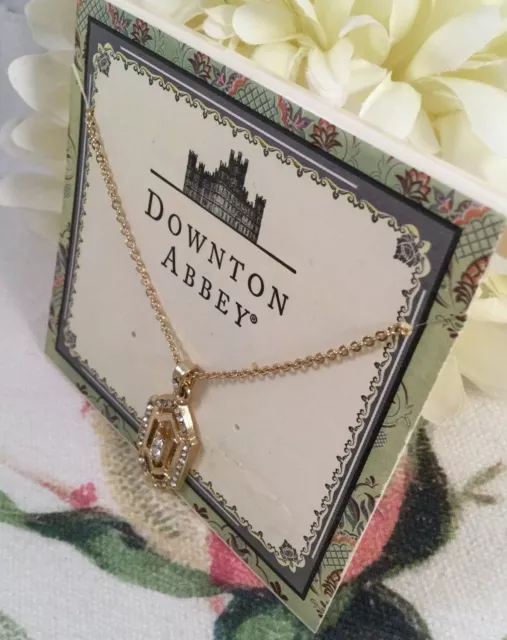 Downton Abbey 2013 Jewellery Collection Gold and Sapphire Necklace Jewelry 2