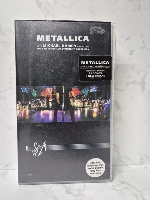 METALLICA AND THE San Francisco Symphony Orchestra VHS £12.99 - PicClick UK