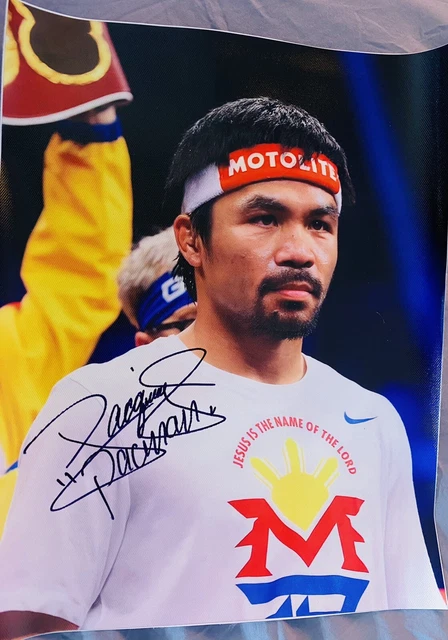 Manny Pac-Man Pacquiao Autographed Signed 11 x 14 Photo Picture Team Pacquiao Manny Pac-Man Pacquiao Autographed Signed 11 x 14 Photo Picture Team Pacquiao