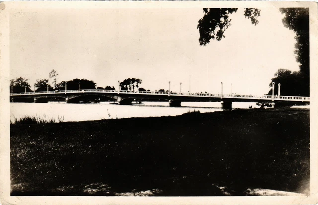 CPA AK VIETNAM Cochinchine - Pont Henry a Longxuyén-Ville (94326)