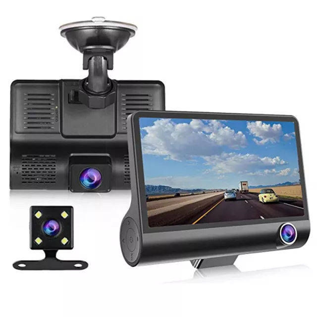 4'' Auto Kamera Dashcam 1080P G-Sensor DVR Nachtsicht Video Recorder 170° Kamera