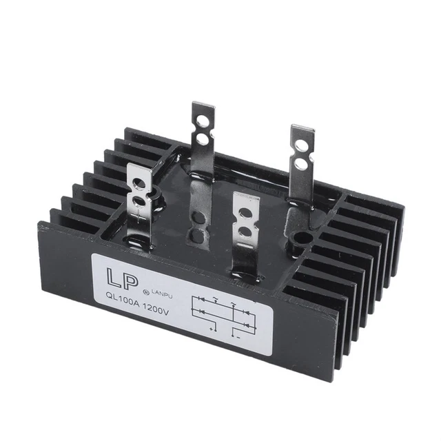 100A 1200V 4PIN 1 Phase Diode Bridge Rectifier QL100 Type N6B4 £11.44