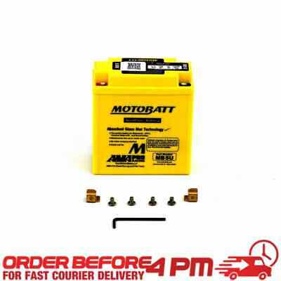 MotoBatt Motobatt Battery MBT4BB 12v 2.5AH CCA:40A YT4BBS L:113mm x H:87mm x W:38mm 