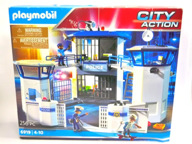 PLAYMOBIL 6919 City Action Police Headquarters with Prison