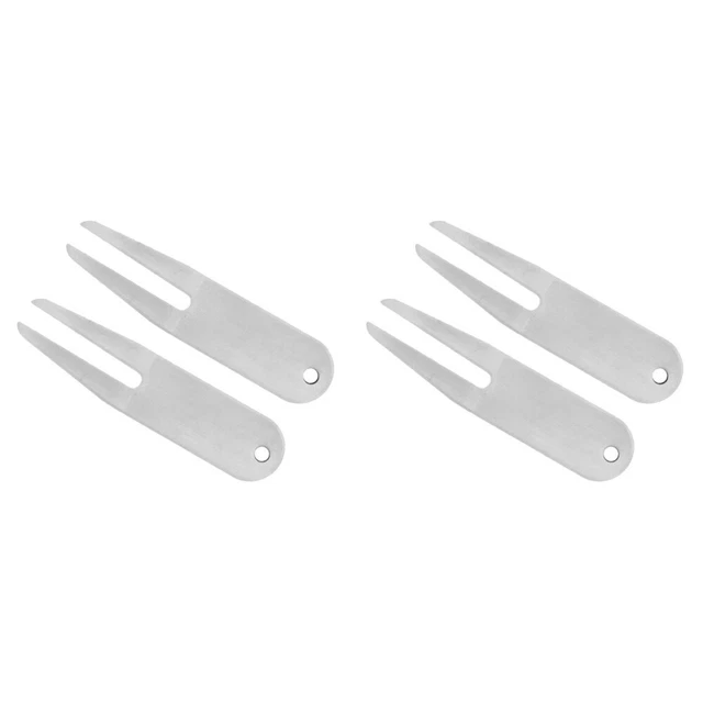 4 Pcs Repairing Divot Tools Fork Green Accessories Restorer Tool Green Fork