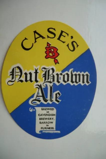 Mint Case Barrow Nut Brown Ale Brewery Beer Bottle Label