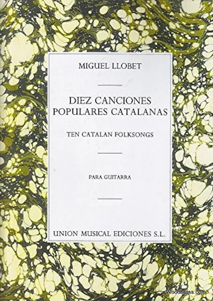 Diez Canciones Populares CANTALANAS  Guitar  BOOK