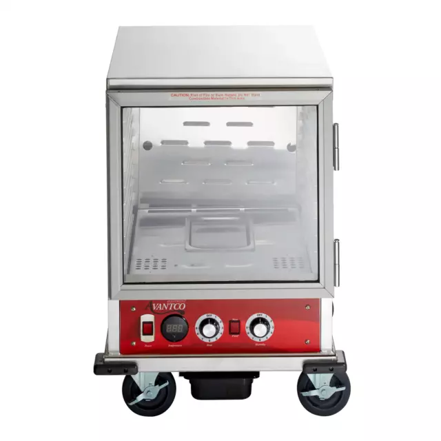 Undercounter Half Size Insulated Heated Holding Proofing Cabinet with Clear Door