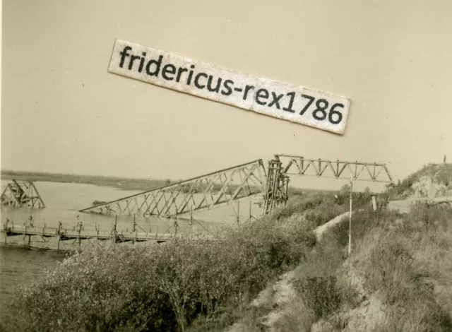 E10 fotos GrenRgt503 frente oriental puente de guerra sobre el Dnieper cerca de Pripeth