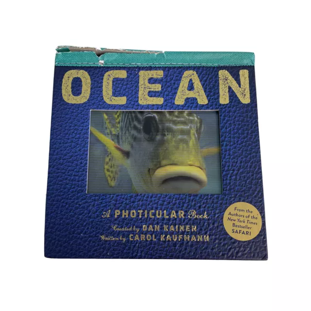 Ocean: A Photicular Book Hardcover (Binding issues/ NEW, but binding distressed)