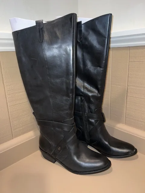 Womens Dolce Vita Clinton Black Boots Size 8