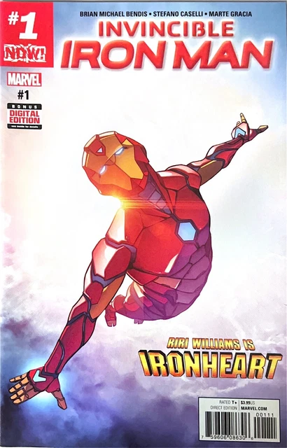 Marvel Comics - Invincible Iron Man #1 (Ironheart, 2017) Riri Williams Disney+