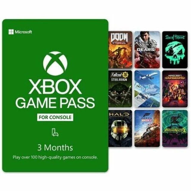 3 Months Membership CODE Xbox Game Pass