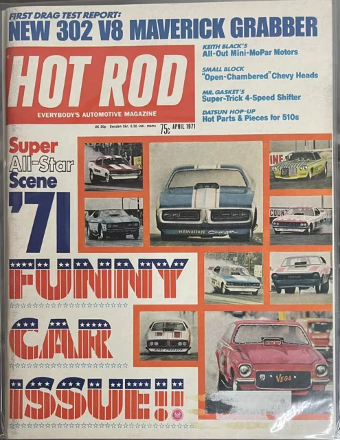 Hot Rod Magazine April 1971