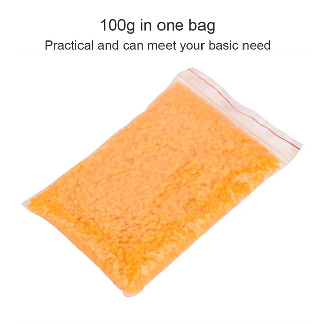 (Cera de abejas amarilla 100 g) 2 colores pellets de cera de abejas orgánica pura grado cosmético TDM