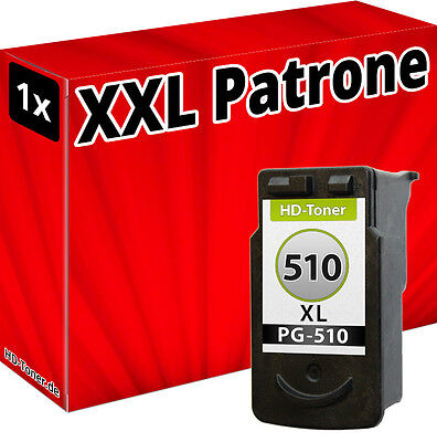 XXL Inchiostro Cartucce per Canon PG-510 Pixma MP490 MP250 MP280 MP495 MP270