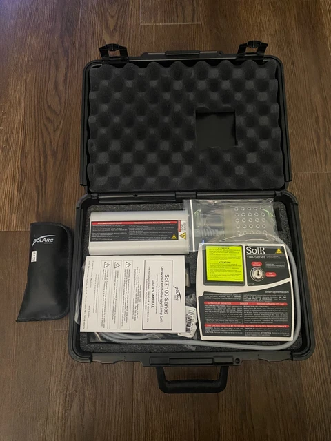 Brand New Solarc SolRx 100-Series Phototherapy Handheld Device