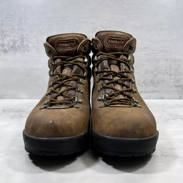ZAMBERLAN LEATHER VIBRAM Hiking Boots - Men's Size 9.5 - Brown $125.00 ...