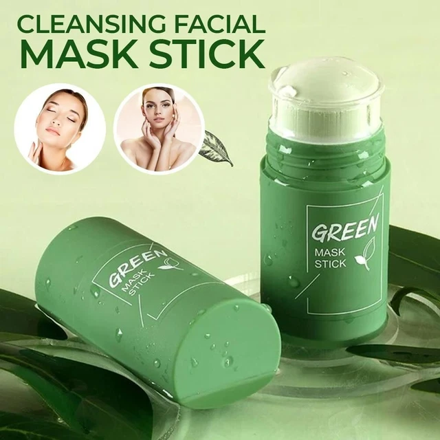 Mascarilla Facial De Té Verde,Limpieza Profunda De Los Poros