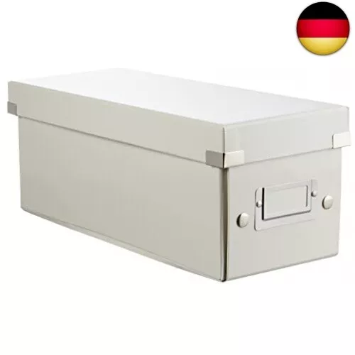 Leitz Click & Store WOW CD Aufbewahrungsbox mit Deckel und Druckknöpfen, aus