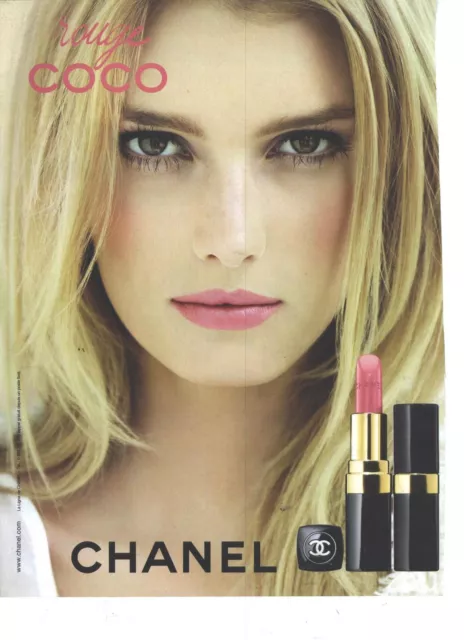 PUBLICITÉ ADVERTISING 0521 2011 rouge lèvres Coco Chanel & Vanessa
