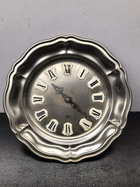 Horloge Murale De Cuisine – Pendule En Forme D'assiette – Moulin – Céramique