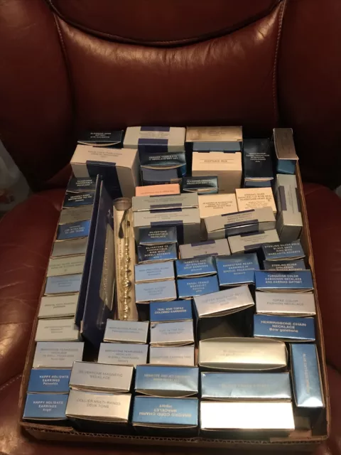 Lot of 59 NOS AVON Jewelry Necklaces, Rings, Earrings, & More New Old Stock A+