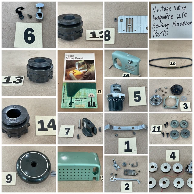 VINTAGE HUSQVARNA VIKING 21E Sewing Machine Parts $24.99 - PicClick