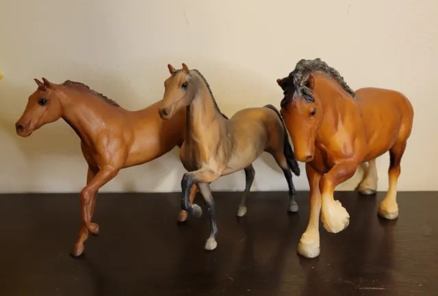 Breyer Paddock Pals, Little Bits, Lot Of 3 Model Horses
