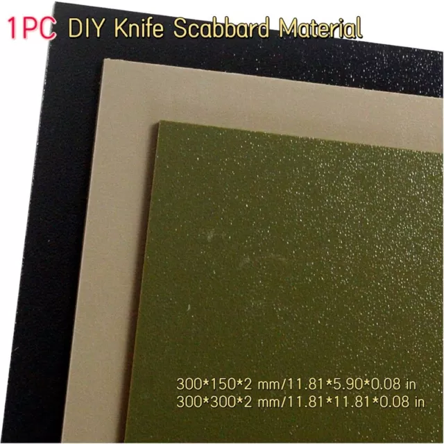 1PC DIY Couteau Fourreau Matériel K Étui Etui Kydex Chaud Plastique Plaque 2MM