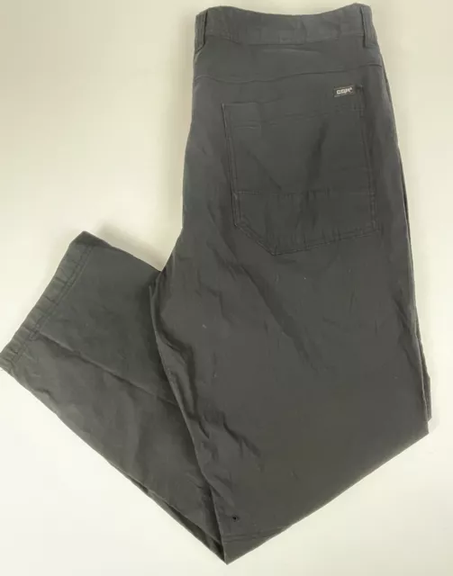 CQR Tactical Pants Men's 40W 30L Black Stretch Waist